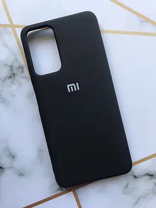 Black Silicone case for Redmi note 10 Pro Max - The Hatke