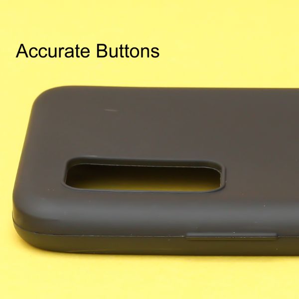 Black Silicone Case for Vivo v19 - The Hatke