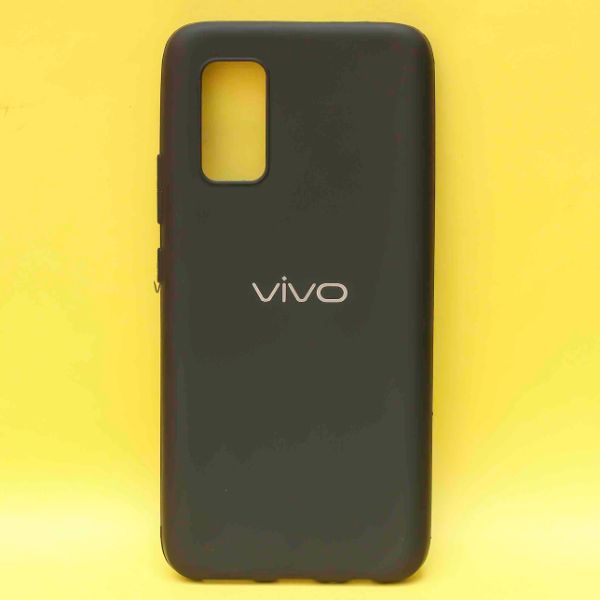Black Silicone Case for Vivo v19 - The Hatke