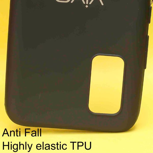Black Silicone Case for Vivo v19 - The Hatke