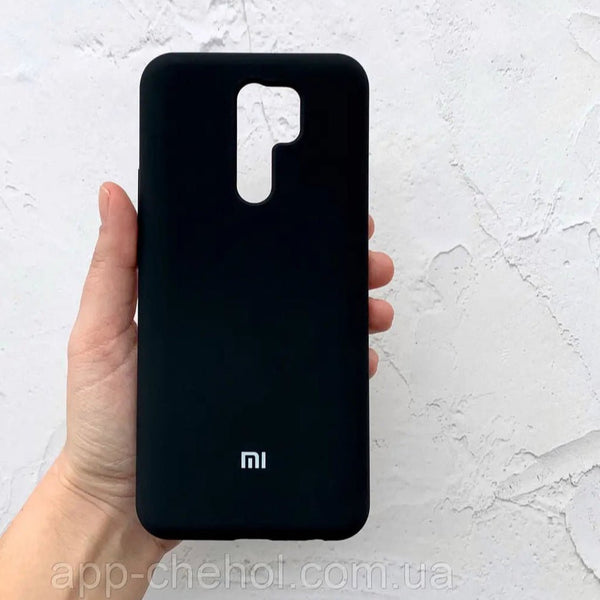 Black Silicone Case for Xiaomi Redmi Note 8 pro - The Hatke