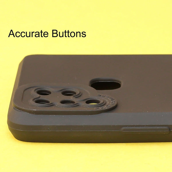 Black Spazy Silicone Case for Infinix Hot 10s - The Hatke