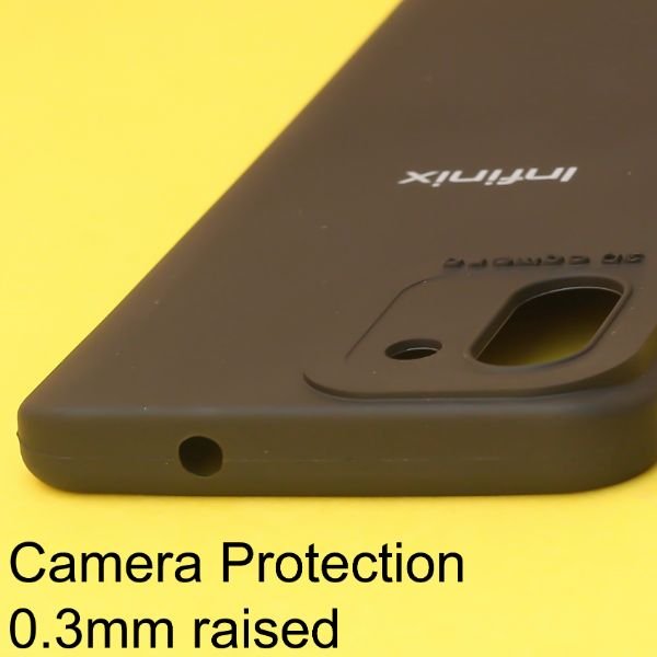 Black Spazy Silicone Case for Infinix Hot 11 - The Hatke