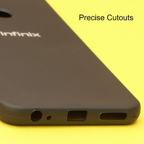 Black Spazy Silicone Case for Infinix Hot 8 - The Hatke
