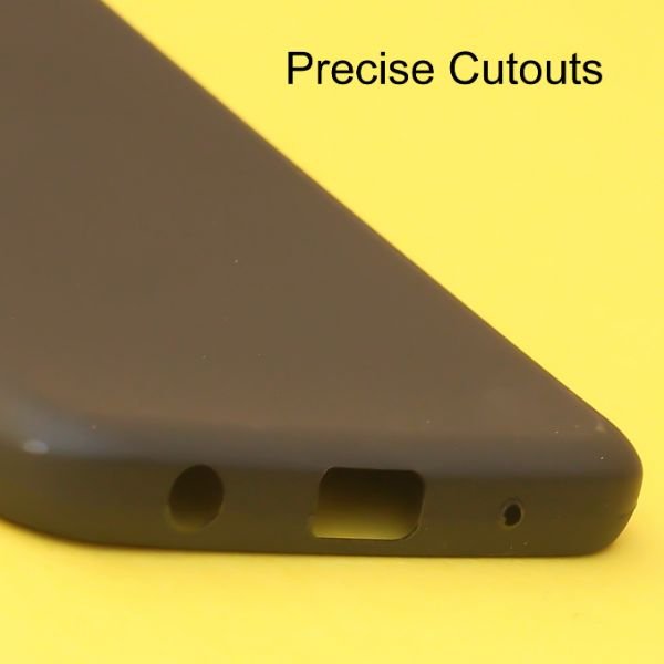 Black Spazy Silicone Case for Redmi A1 Plus - The Hatke