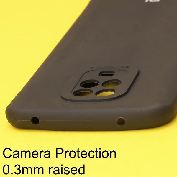 Black Spazy Silicone Case for Redmi Note 9 Pro - The Hatke