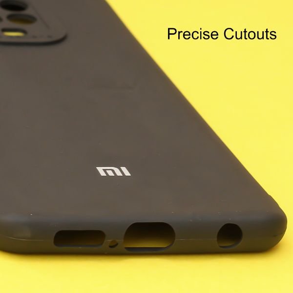 Black Spazy Silicone Case for Redmi Note 9 Pro - The Hatke