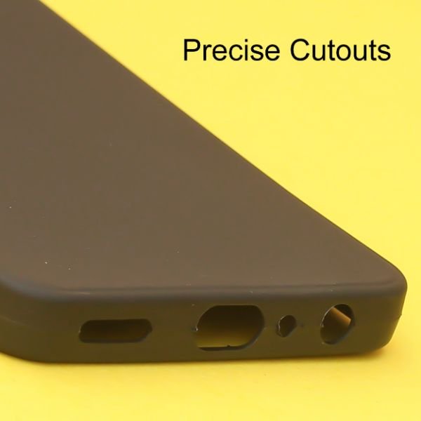 Black Spazy Silicone Case for Samsung F13 - The Hatke