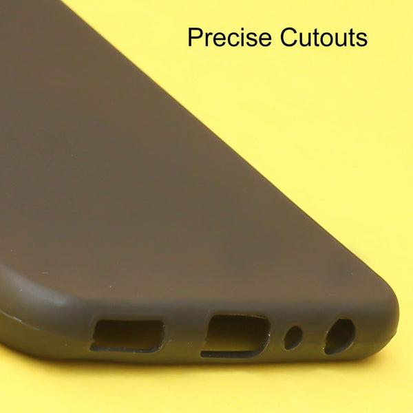 Black Spazy Silicone Case for Samsung F23 - The Hatke