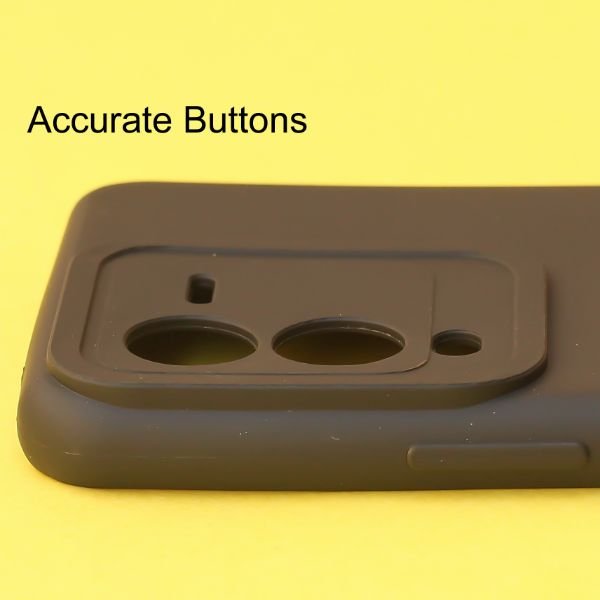 Black Spazy Silicone Case for Vivo V25 Pro - The Hatke