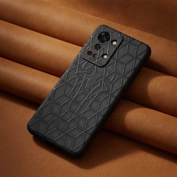 Black Spdy Embossed Silicone case for Oneplus Nord 2T - The Hatke