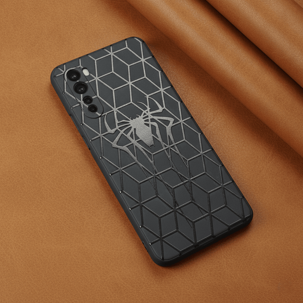 Black Spdy Embossed Silicone Case for Oneplus Nord - The Hatke