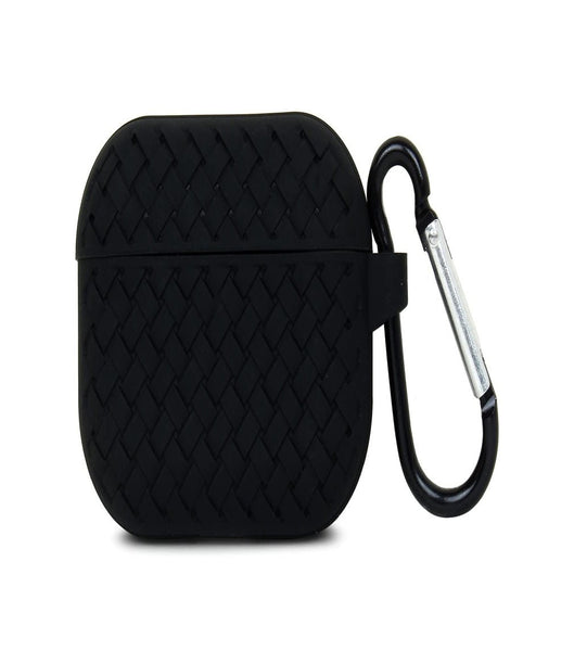 Black Stylish Silicone Case For Apple Airpods 1/2 - The Hatke