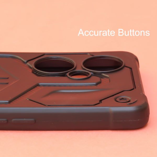 Black UAG rugged Silicone Case for Oneplus Nord CE 3 Lite - The Hatke