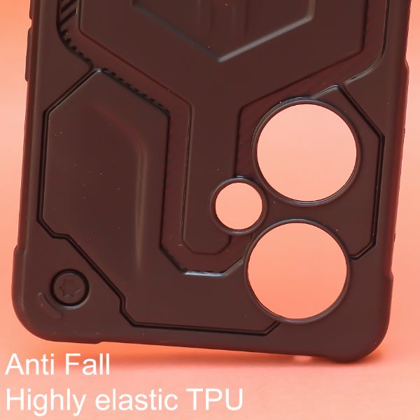 Black UAG rugged Silicone Case for Oneplus Nord CE 3 Lite - The Hatke