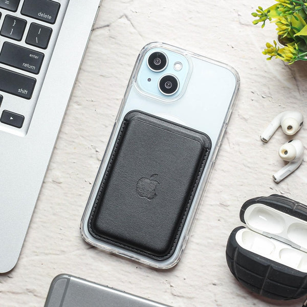Black Wallet Case for Apple iphone - The Hatke