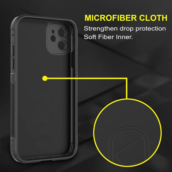 Black Wave Case for Apple Iphone 11 - The Hatke