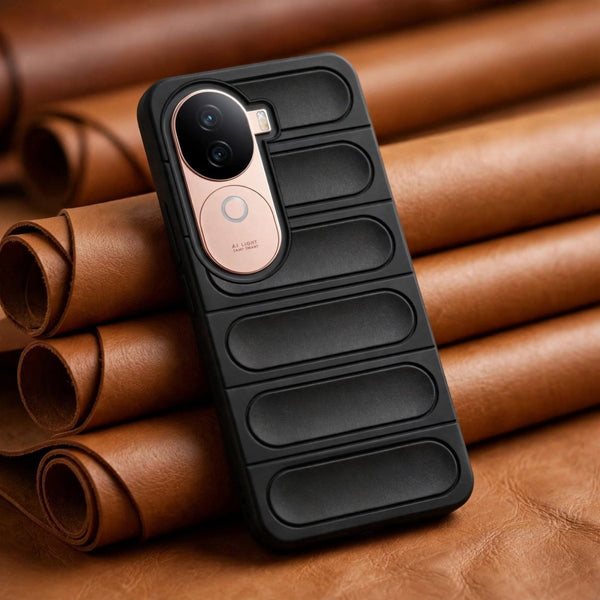 Black Wave Case for Vivo V40e - The Hatke