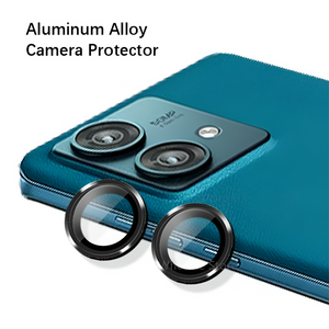 Black Metallic camera ring lens guard for Motorola Edge 40