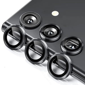 Black Metallic camera ring lens guard for Samsung S23 FE
