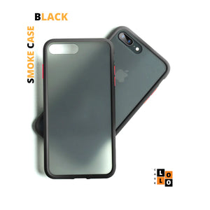 Black Smoke Silicone Safe case for Apple iphone 7 plus