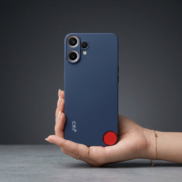 Blue Camera Original Silicone case for CMF PHONE 2 Pro - The Hatke