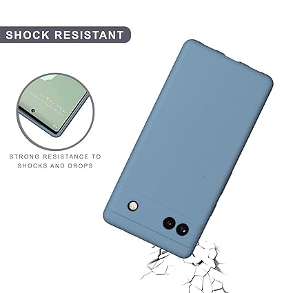 Blue Camera Original Silicone case for Google Pixel 6 - The Hatke