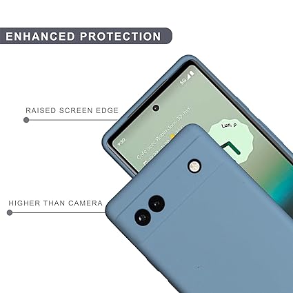 Blue Camera Original Silicone case for Google Pixel 6 - The Hatke