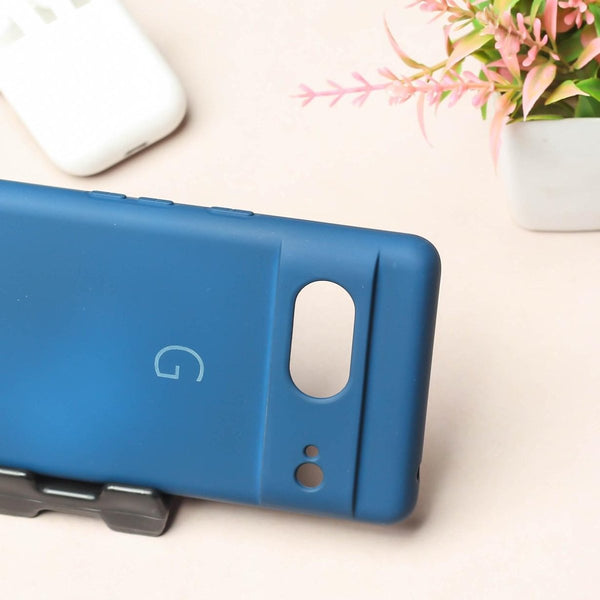 Blue Camera Original Silicone case for Google Pixel 7 - The Hatke
