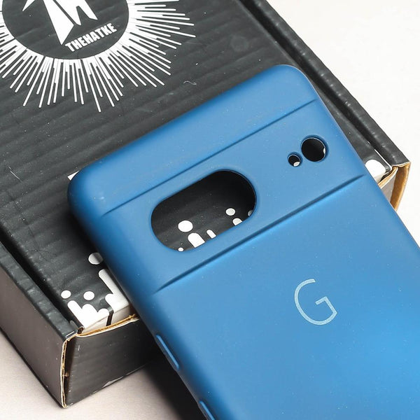 Blue Camera Original Silicone case for Google Pixel 7 - The Hatke