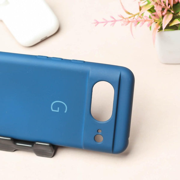 Blue Camera Original Silicone case for Google Pixel 8 - The Hatke