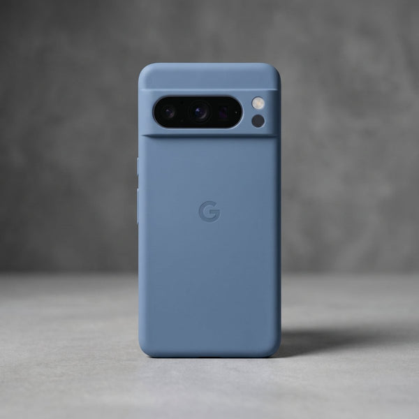 Blue Camera Original Silicone case for Google Pixel 8 Pro - The Hatke
