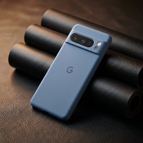 Blue Camera Original Silicone case for Google Pixel 8 Pro - The Hatke