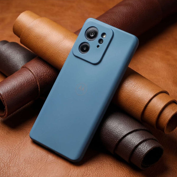 Blue Camera Original Silicone case for Motorola Edge 40 - The Hatke