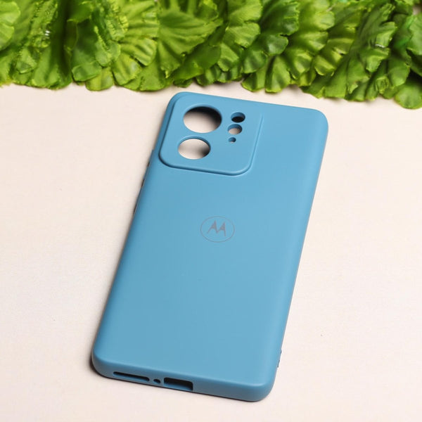 Blue Camera Original Silicone case for Motorola Edge 40 - The Hatke