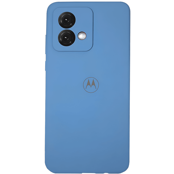 Blue Camera Original Silicone case for Motorola Edge 40 Neo - The Hatke