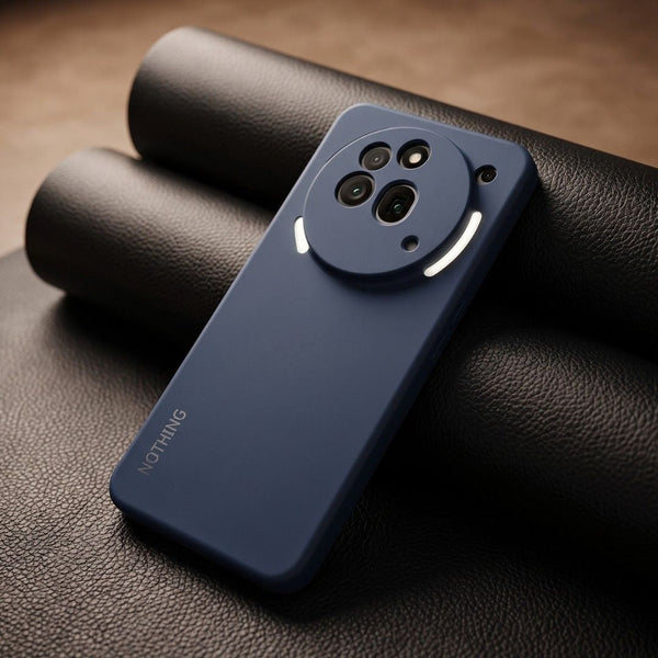 Blue Camera Original Silicone case for Nothing Phone 3a Pro - The Hatke