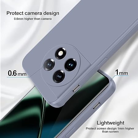 Blue Camera Original Silicone case for Oneplus 12 - The Hatke