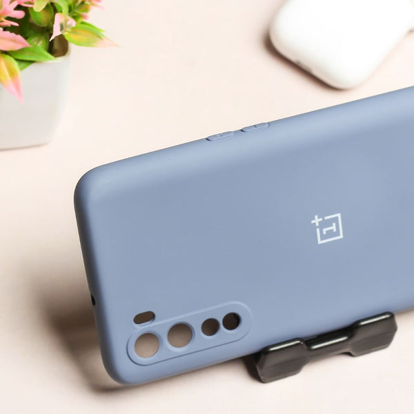 Blue Camera Original Silicone case for Oneplus Nord - The Hatke