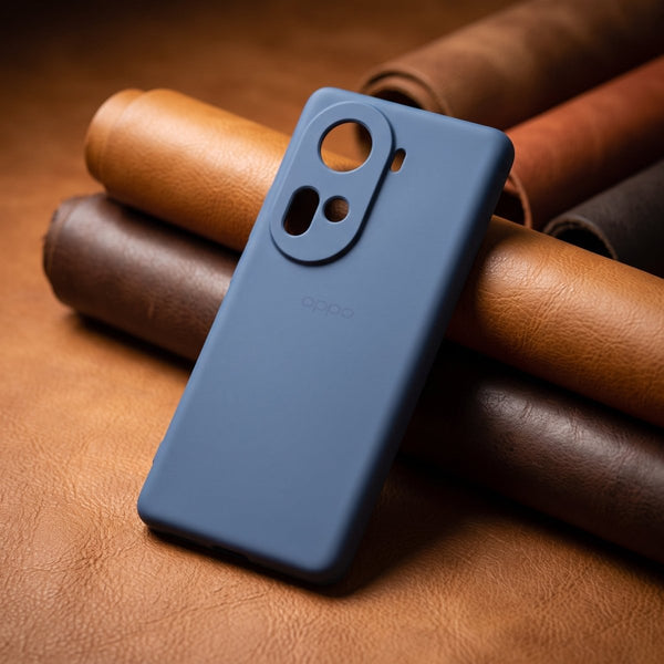 Blue Camera Original Silicone case for Oppo Reno 11 - The Hatke