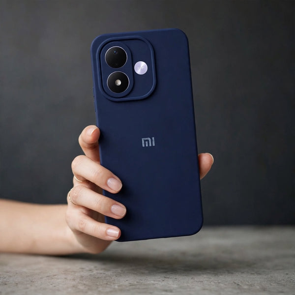 Blue Camera Original Silicone case for Redmi Note 17 - The Hatke