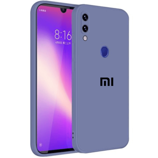 Blue Camera Original Silicone Case for Redmi Note 7 Pro - The Hatke