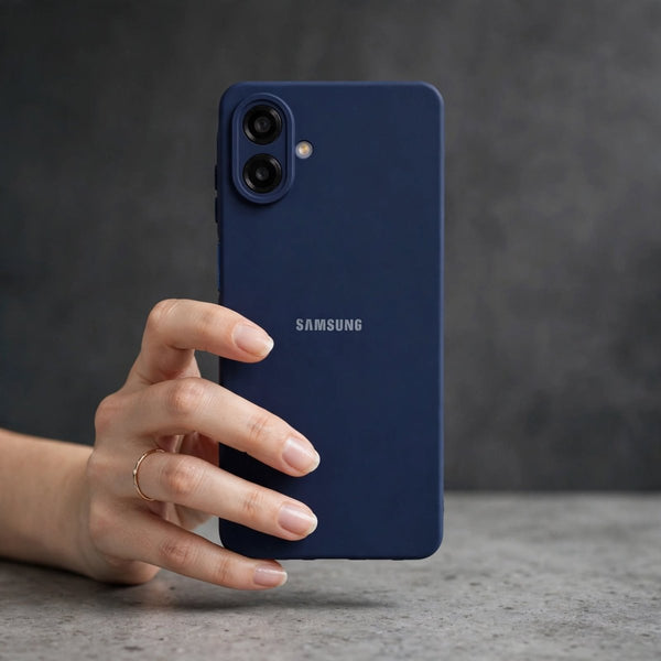 Blue Camera Original Silicone case for Samsung A07 - The Hatke