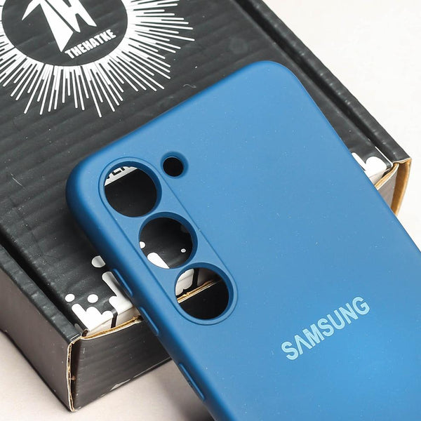 Blue Camera Original Silicone case for Samsung S21 FE - The Hatke