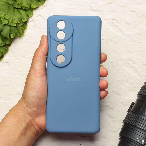 Blue Camera Original Silicone case for Vivo V40 - The Hatke