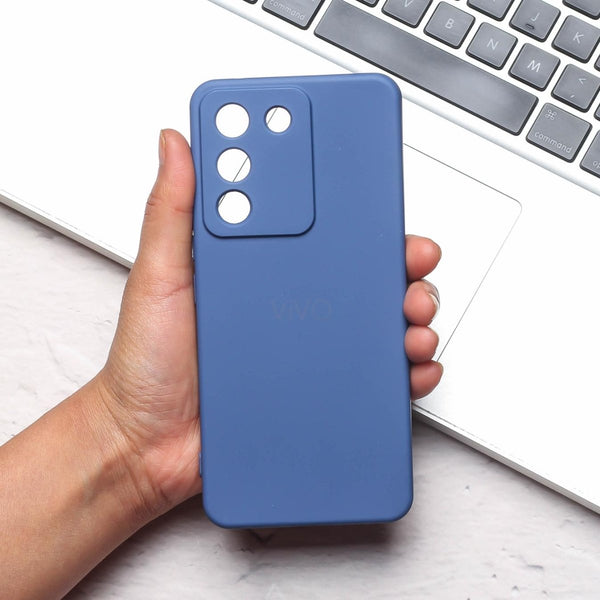 Blue Camera Original Silicone case for Vivo Y200 - The Hatke