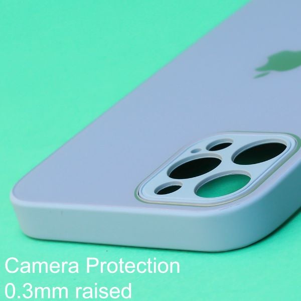 Blue camera Safe mirror case for Apple Iphone 13 Pro Max - The Hatke