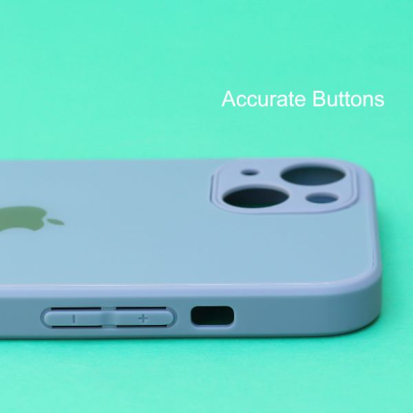 Blue camera Safe mirror case for Apple Iphone 14 Plus - The Hatke