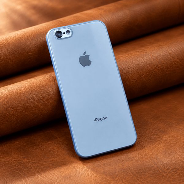 Blue camera Safe mirror case for Apple Iphone 6 - The Hatke