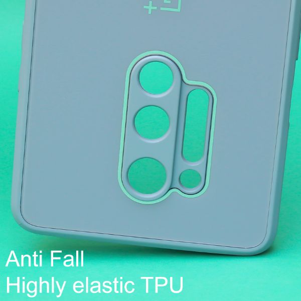 Blue camera Safe mirror case for Oneplus 8 Pro - The Hatke